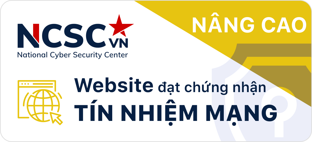 website đạt chứng nhận tín nhiệm mạng